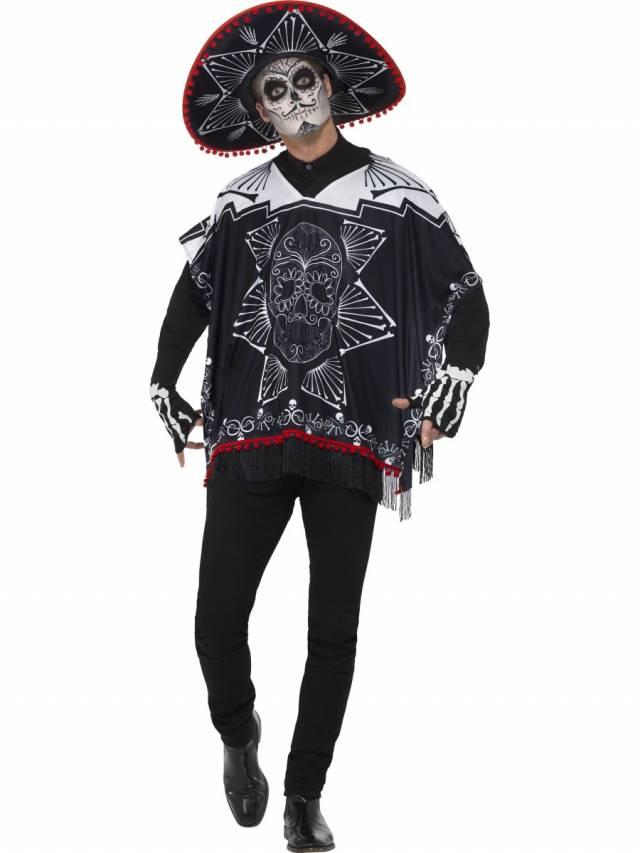 Day of the Dead Bandit Kostyme One Size