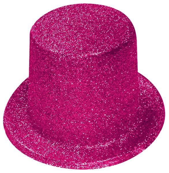 Flosshatt GLITTER ROSA