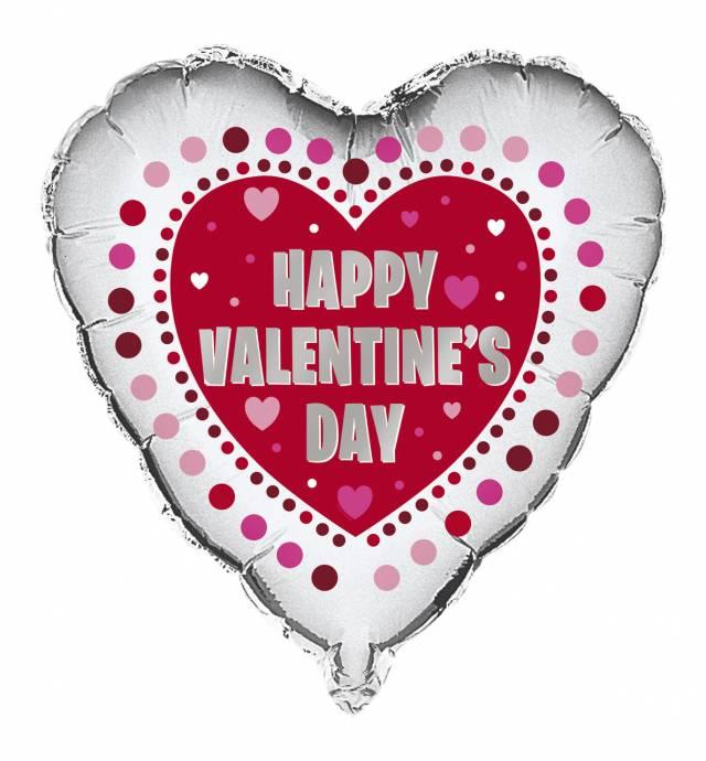 Folieballong Radiant Hearts Valentine