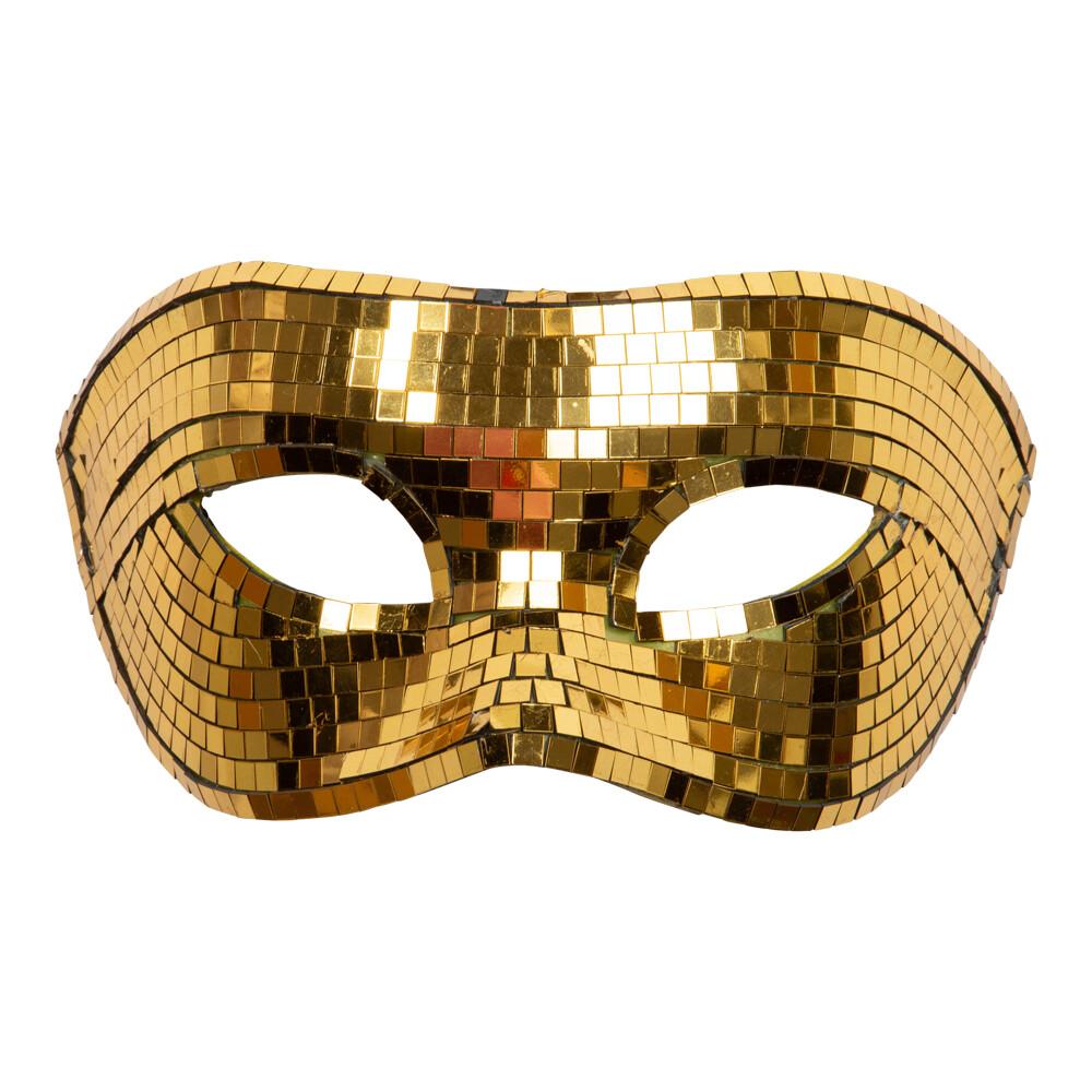 Disco Maskerademaske Gull