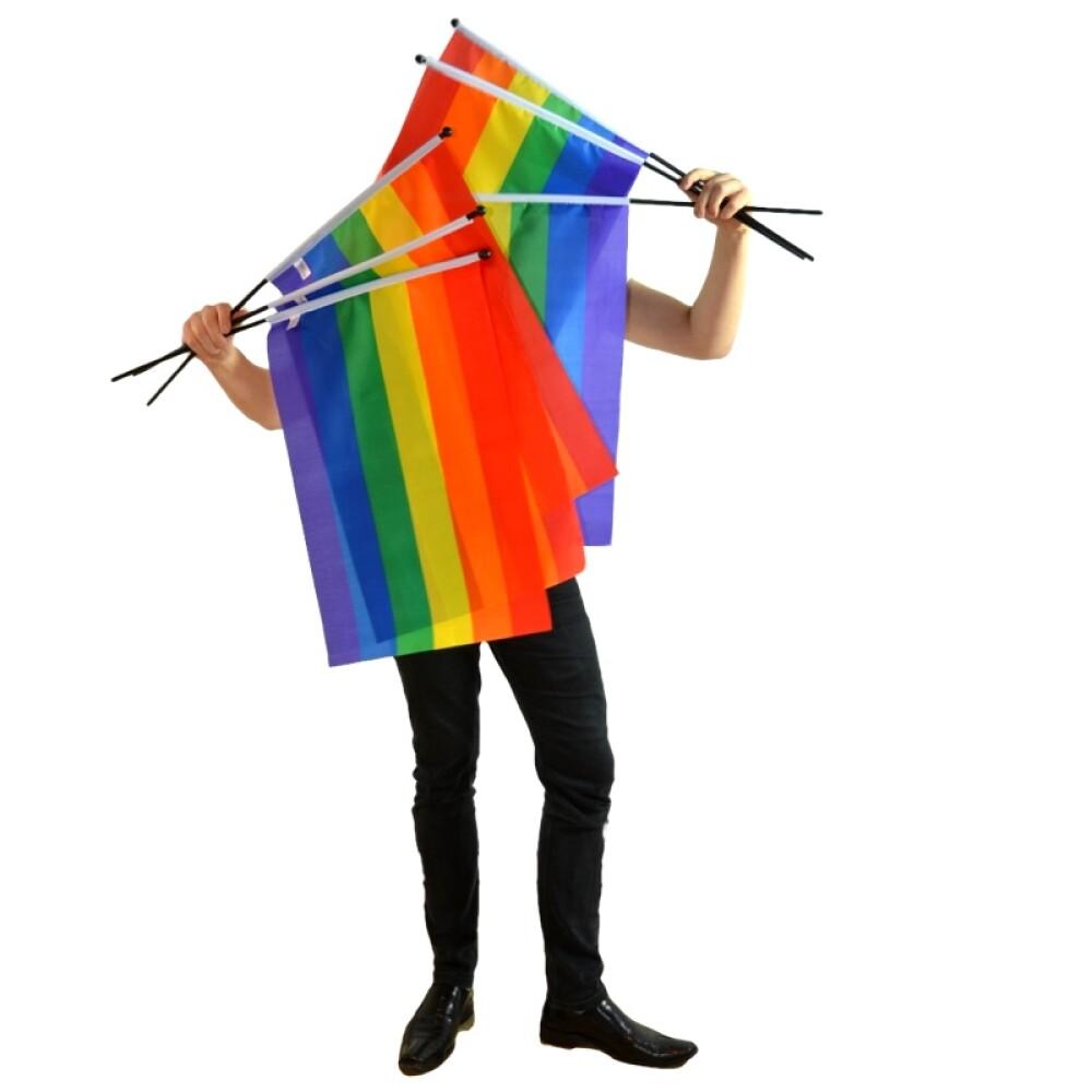 Pride Håndflagg Stoff Medium 40*60cm