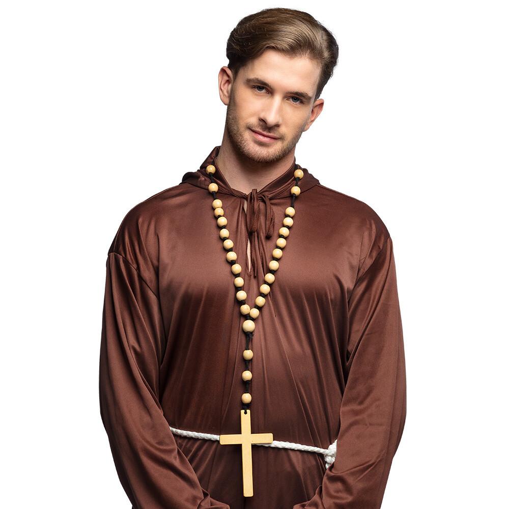 Langt Munkekjede med Kors - Rosary