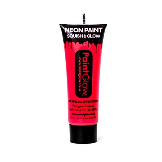 Neon Sminke Tube RØD UV 10ml