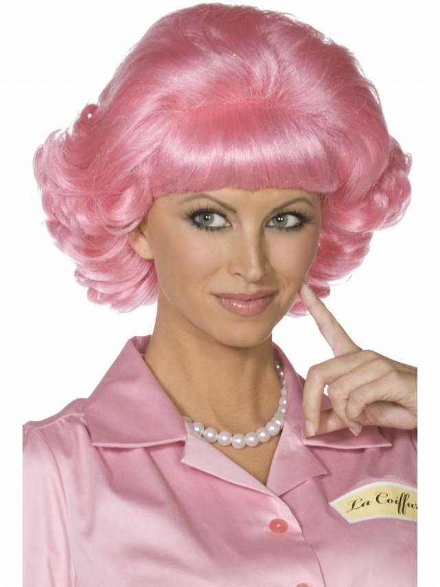 GREASE Frenchy Pink Parykk