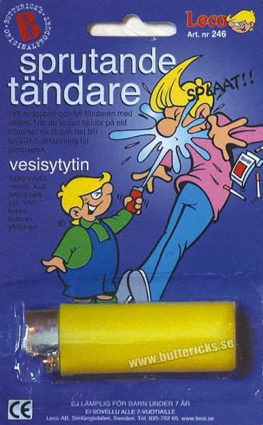 Sprutende lighter