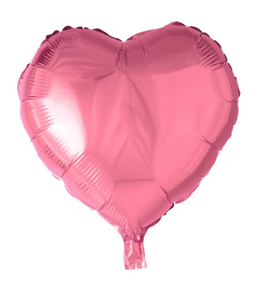 Folieballong Hjerte Rosa