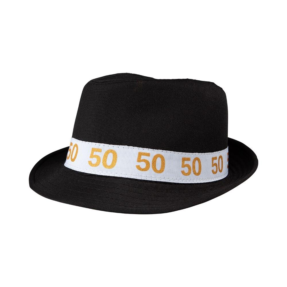 Gangsterhatt Fedora med Årstall- 20,30,40,50 og 60