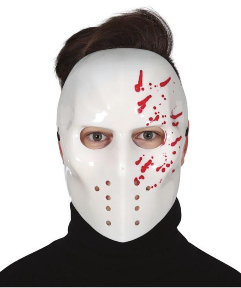 Bloody PVC Maske - Hvit