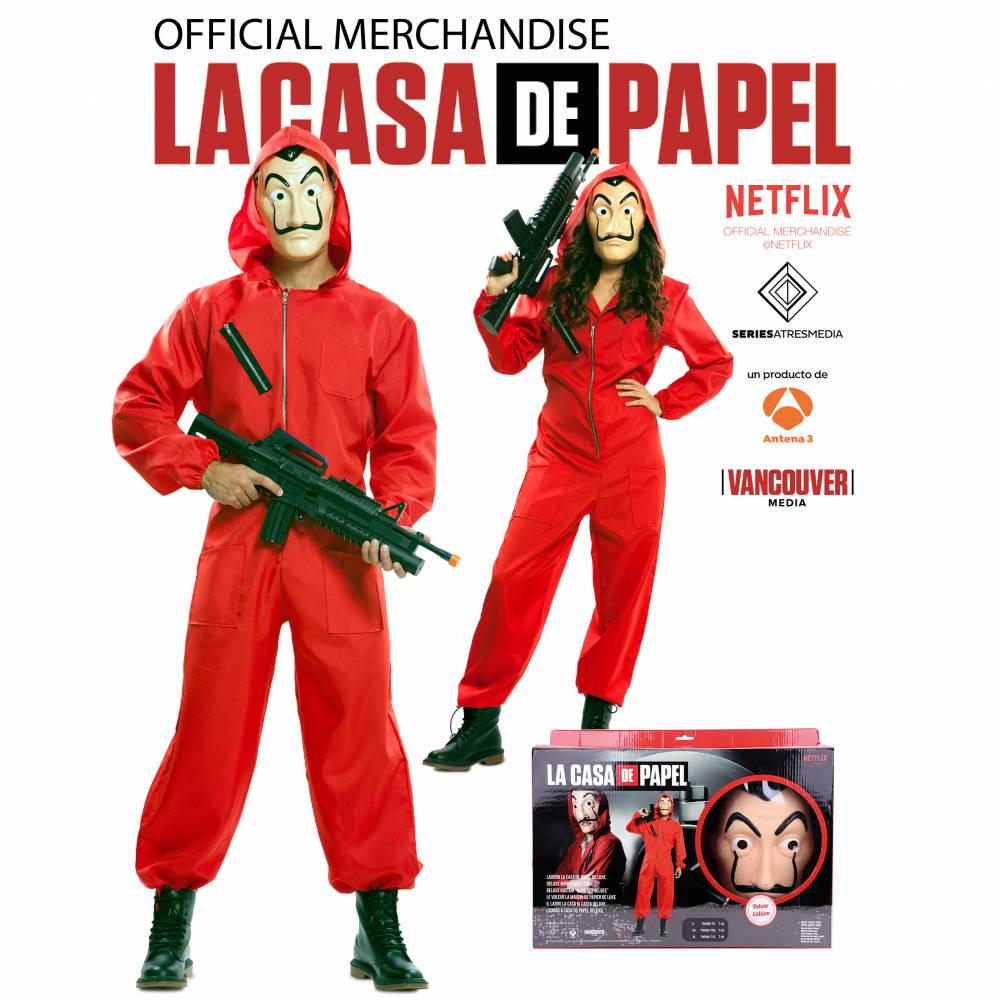La Casa de Papel Jumpsuit med Maske Deluxebox