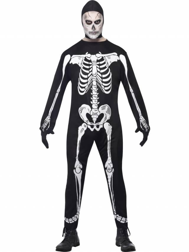 Skeleton Jumpsuit Costume
