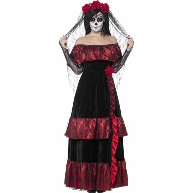 Day of the Dead Bride Deluxe Kostyme
