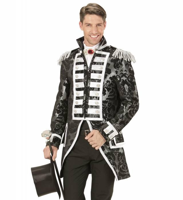 Silver Jacqarde Parade Tailcoat