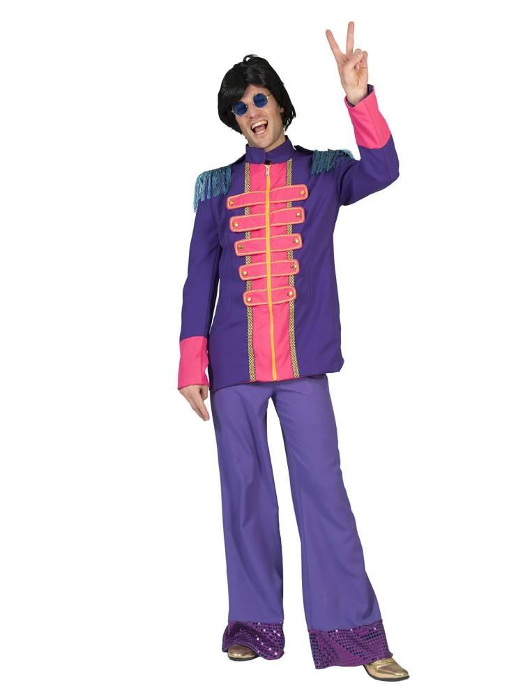 Beatles Jakke Lilla med Brokade Deluxe