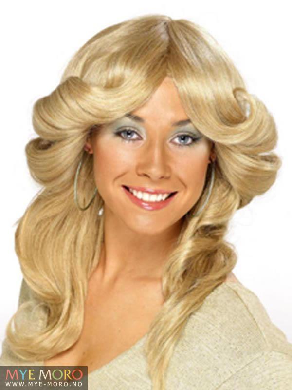 70`s Flick Blond Parykk