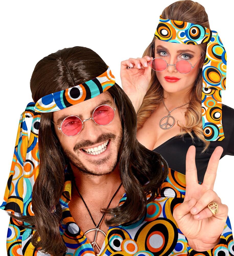 Hodebånd Hippie - Knytebånd Bubbles