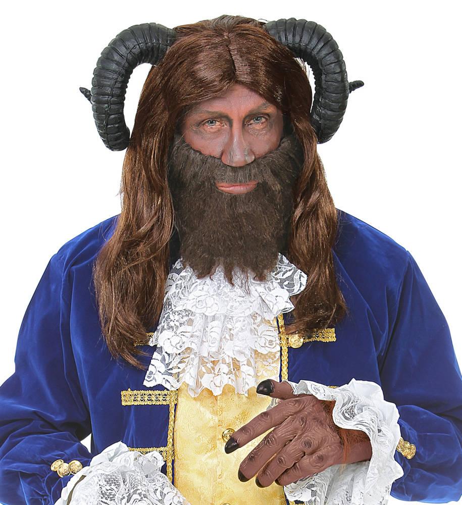 The Beast Parykk med Horn