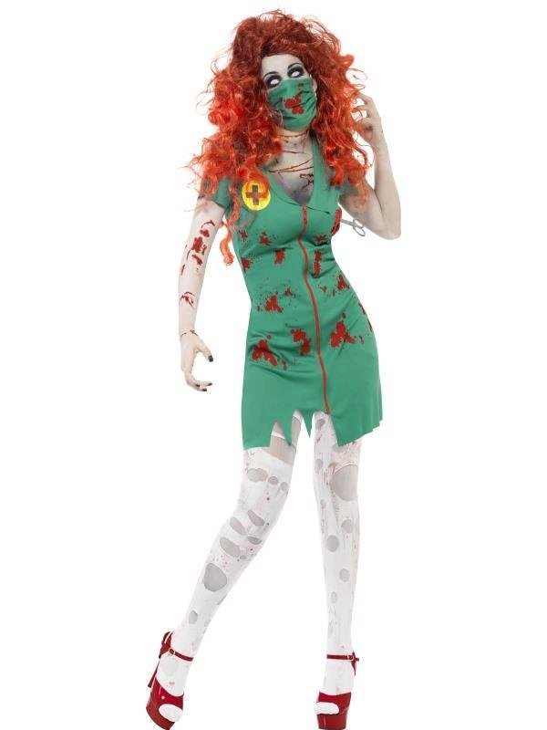 Zombie Scrub Nurse Kostyme