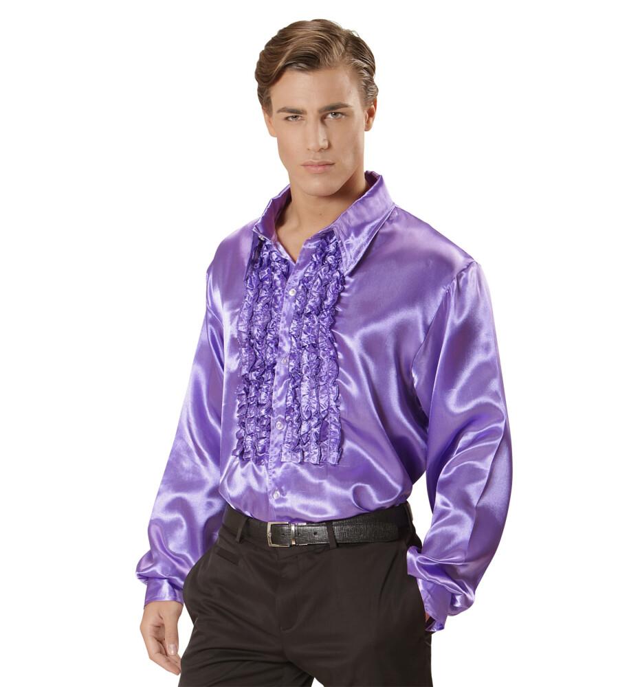 Disco Rysjeskjorte - Purple Herre