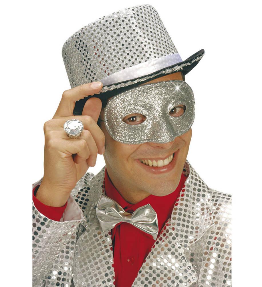 GLITTER ACAPULCO EYEMASK SILVER