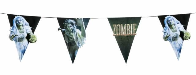 Banner Zombie Flagg 4 meter 2 sidig