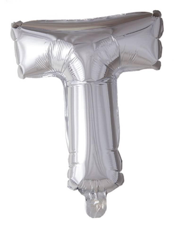 Bokstavballong Sølv Folie ca 41cm T