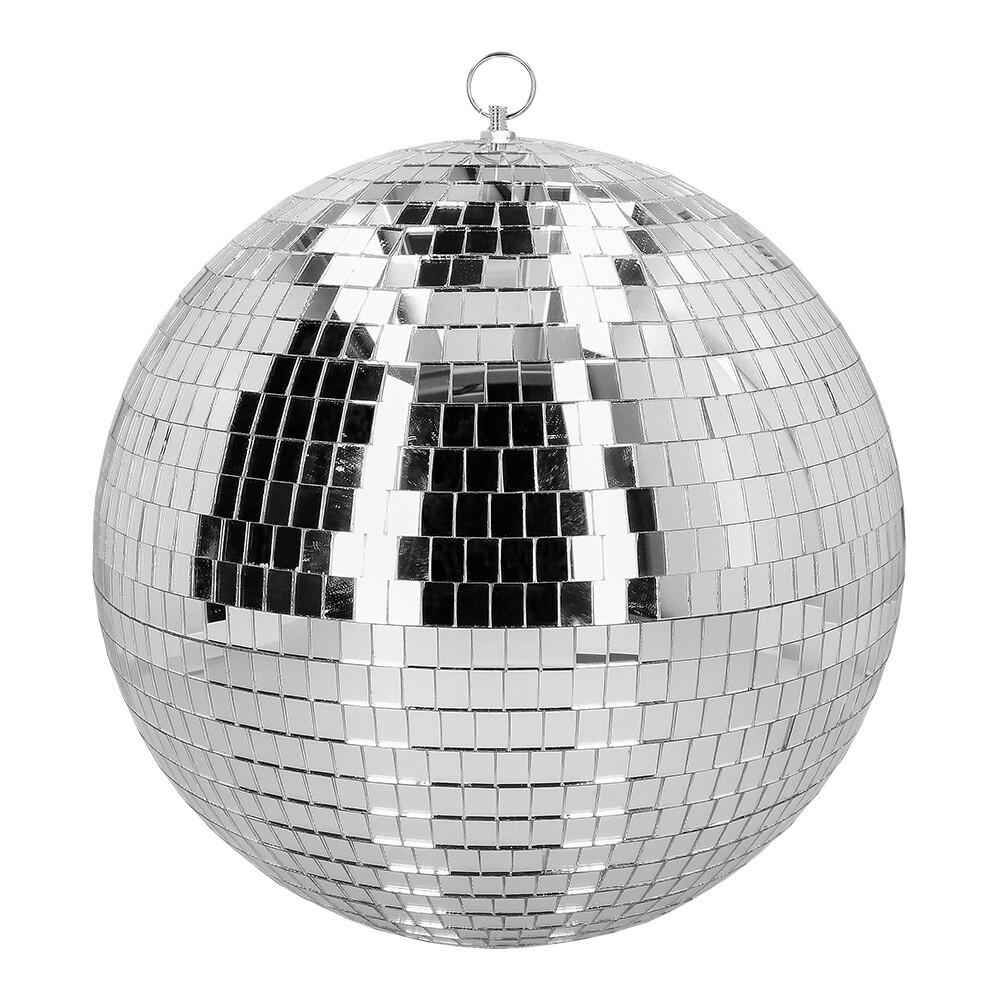 Discokule 30 cm Sølv