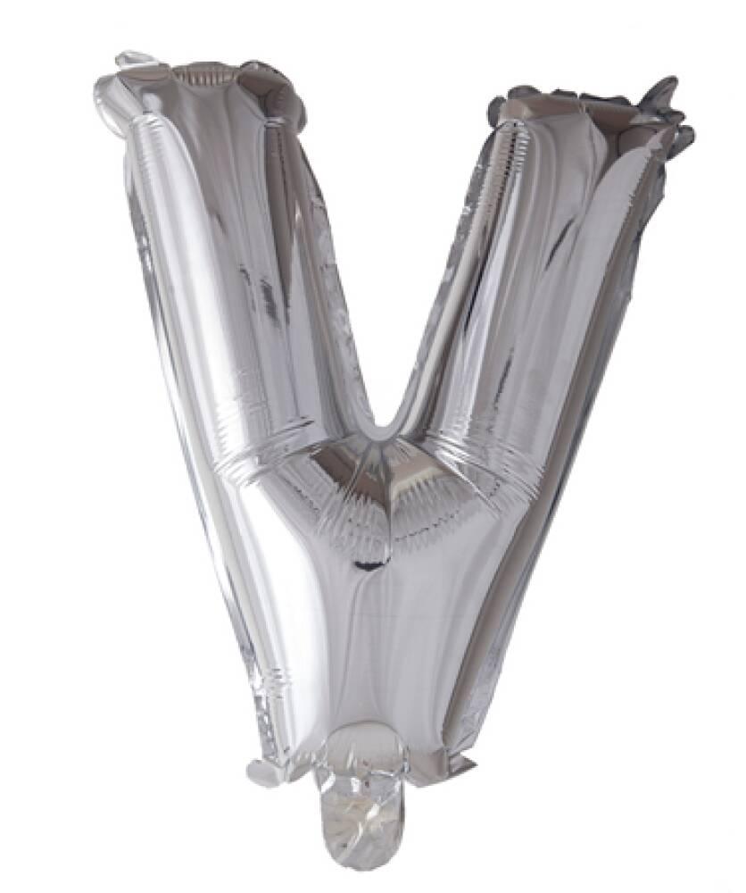 Bokstavballong Sølv Folie ca 41cm V