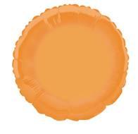 Folieballong Rund Orange