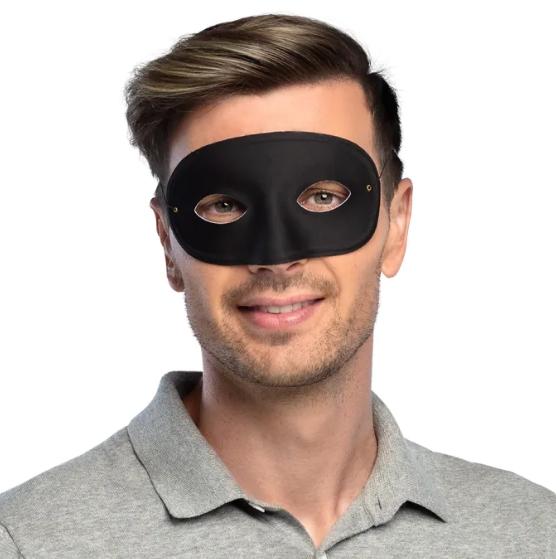 Øyemaske i Svart