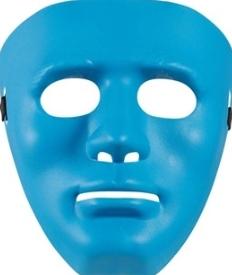 Anonymous Maske Blå